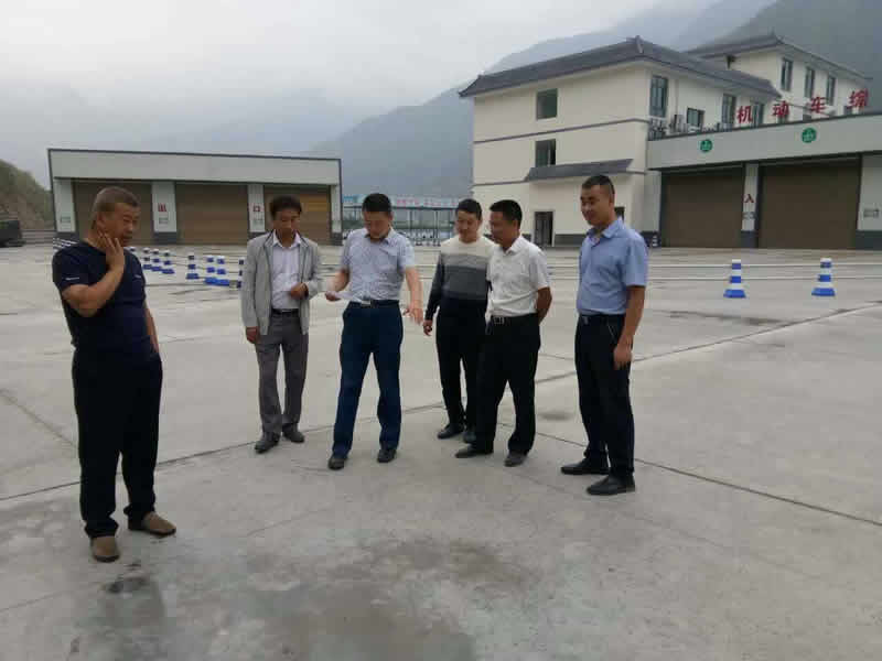 副總經理孫宏雷一行赴子公司檢查指導工作