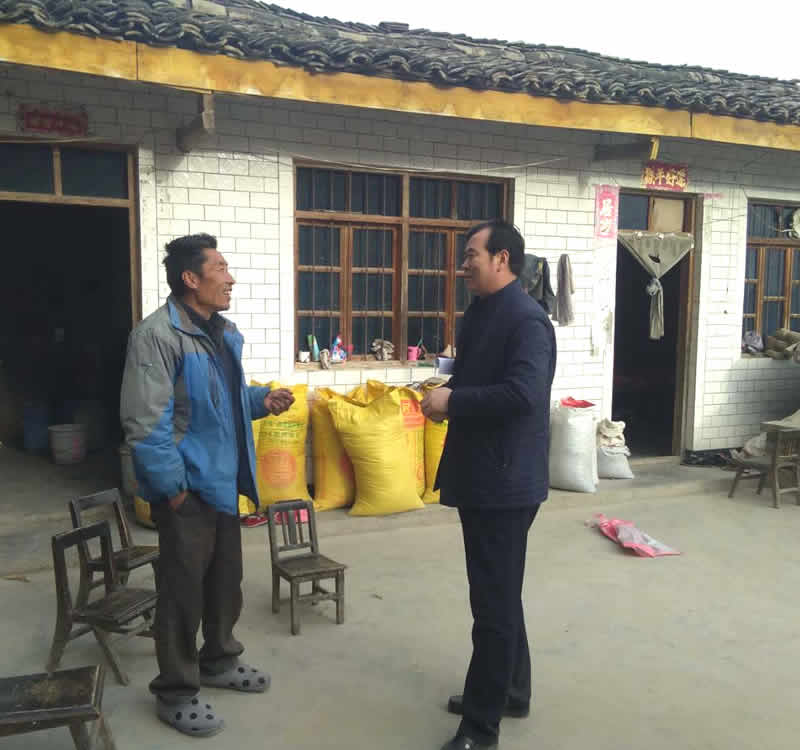 市龍江城鄉發展集團公司總經理李錄順一行赴文縣橋頭鎮安子坡村開展扶貧幫扶工作